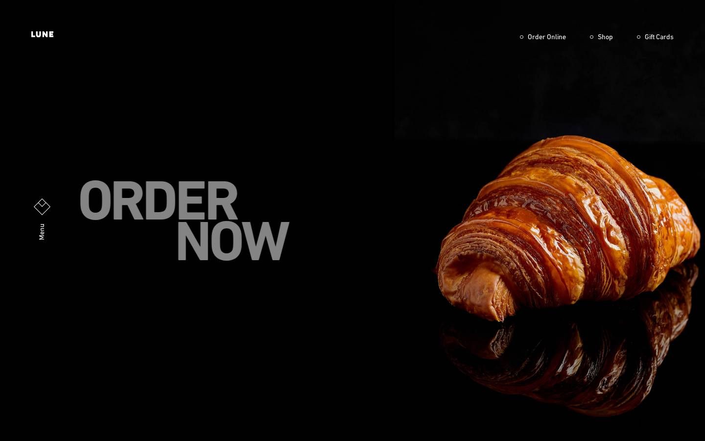 Lune Croissanterie website